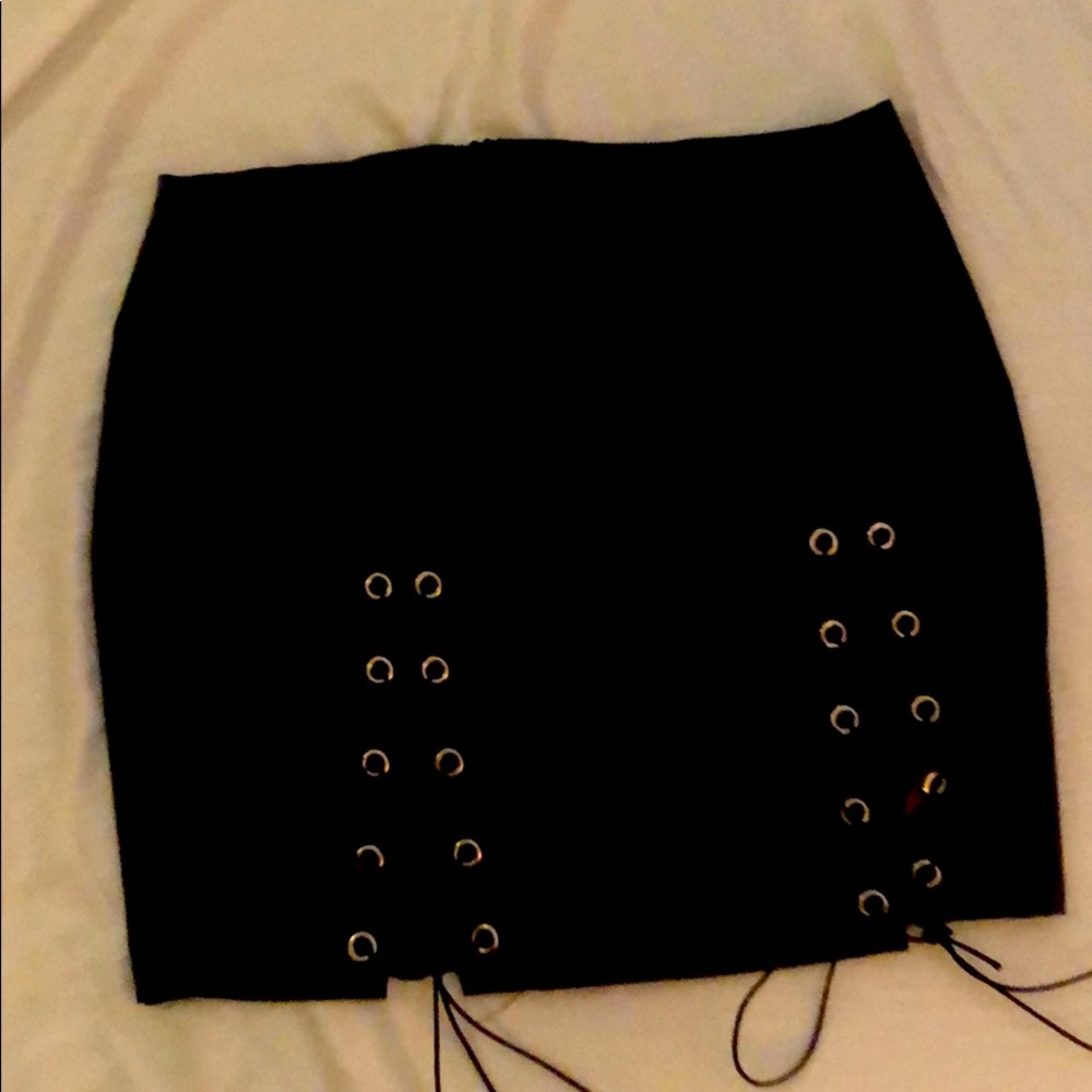 Leather skirt